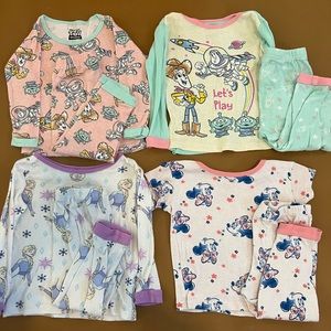 Toddler girl 2t Disney Pajamas